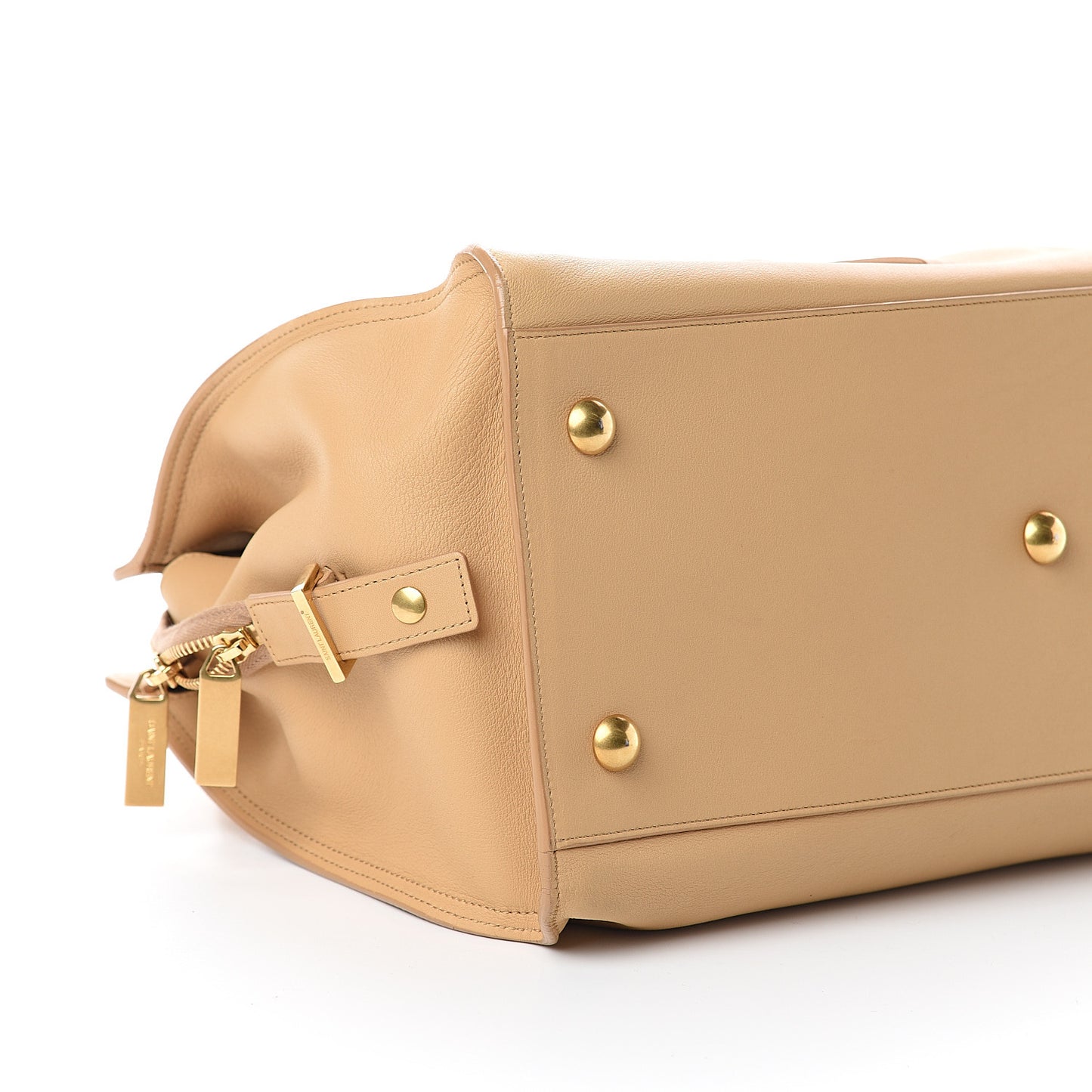 Calfskin Medium Classic Y Cabas Light Beige