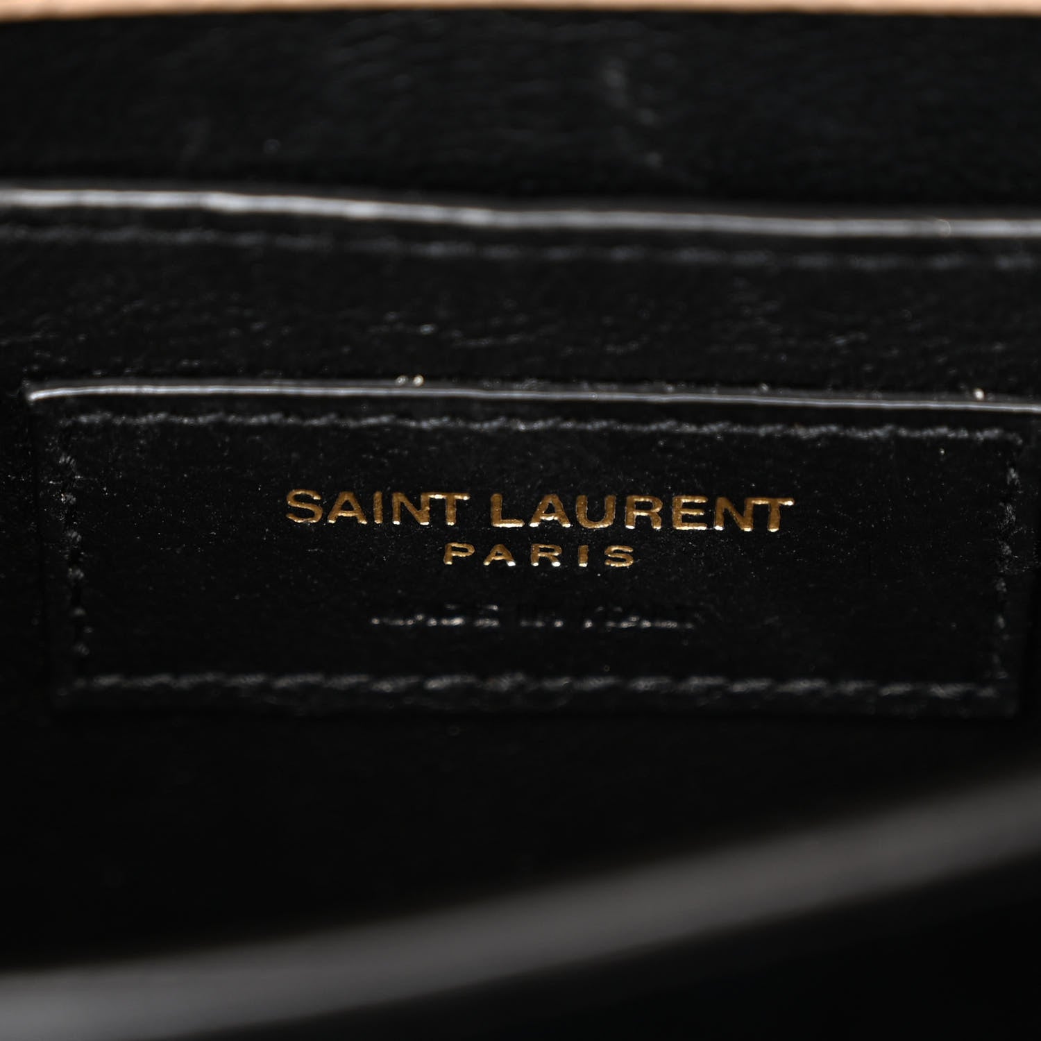 Saint Laurent Grain de Poudre Mini Classic Monogram Cassandra Top Handle Beige 6 of 11
