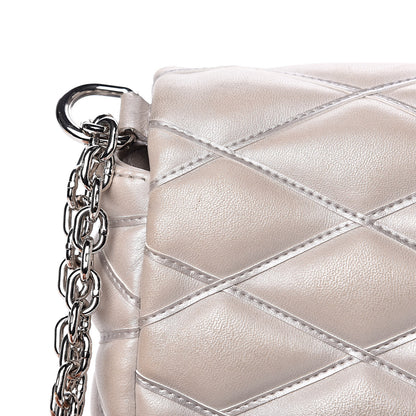 Louis Vuitton Lambskin Malletage GO-14 PM Silver 10 of 16
