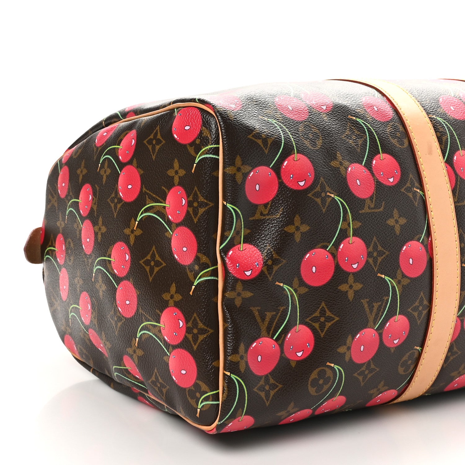 Louis Vuitton Monogram Cerises Keepall 45 8 of 9