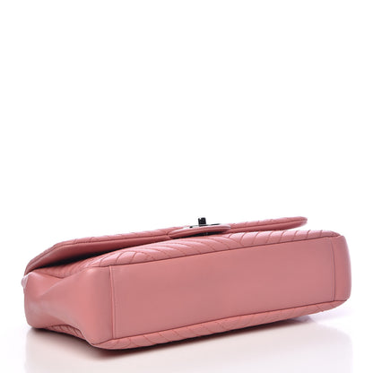 Chanel Lambskin Quilted Large CC Crossing Flap Pink 4 of 11