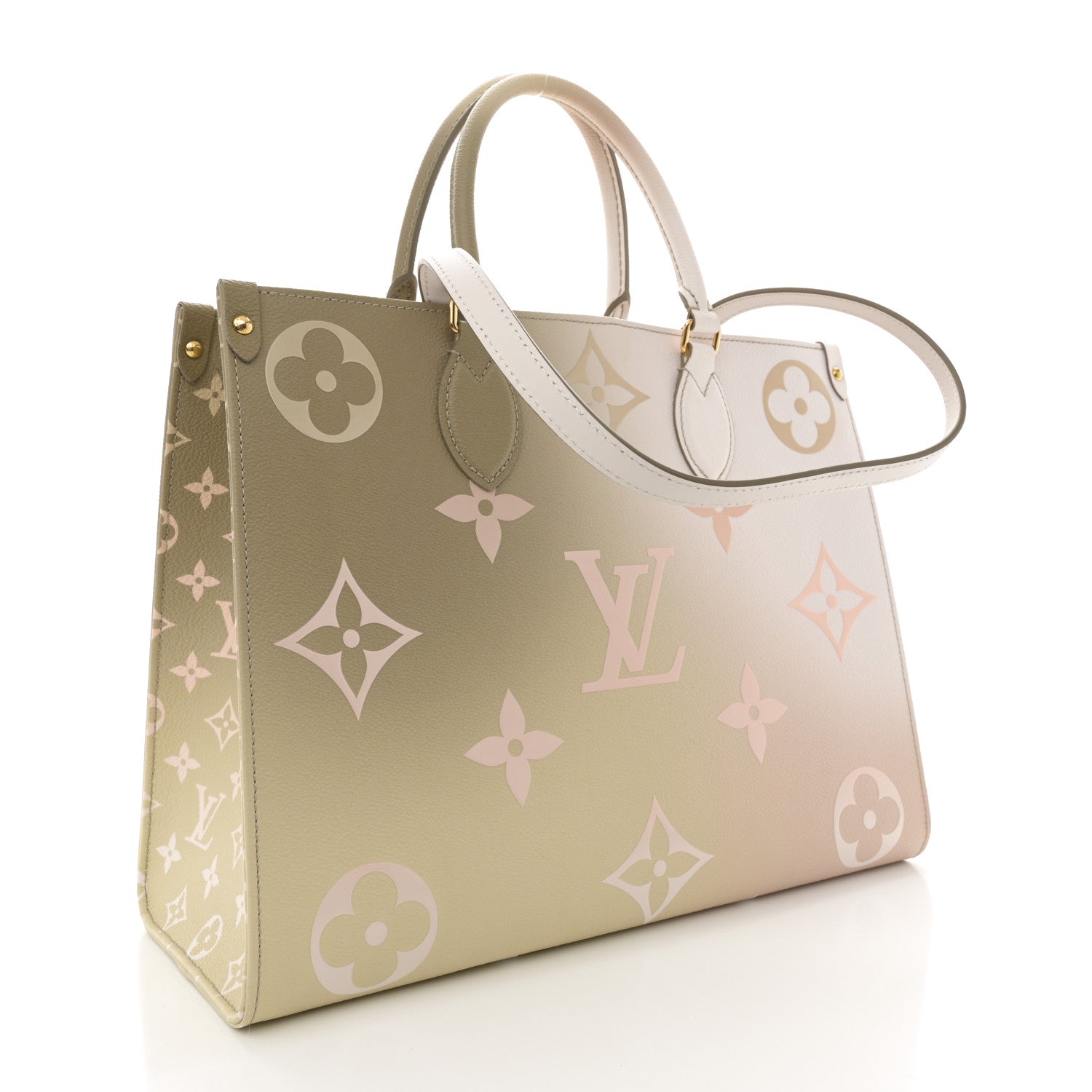 Louis Vuitton Monogram Giant Spring In The City Onthego MM Sunset Kaki 3 of 11