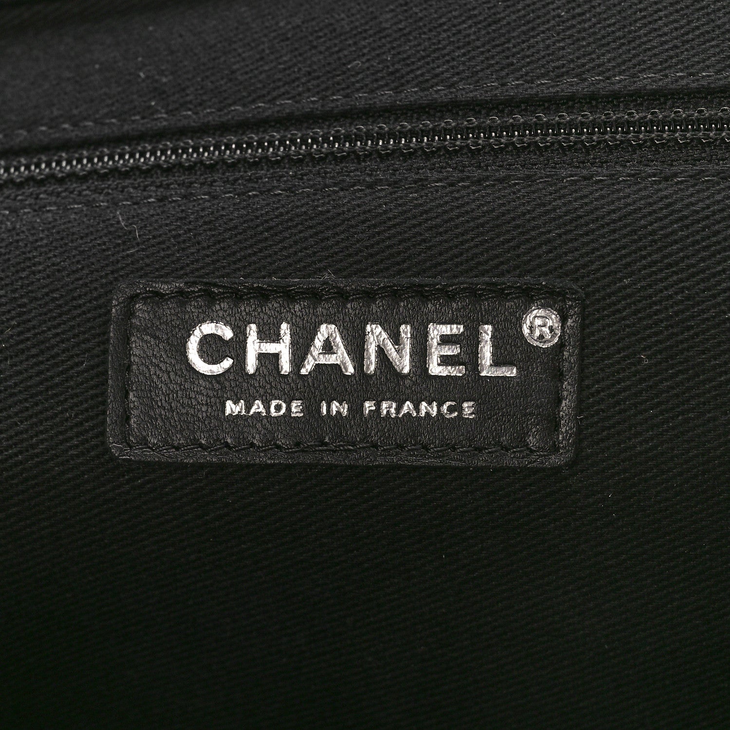 Chanel Caviar Quilted CC Large Clutch Black 6 of 10