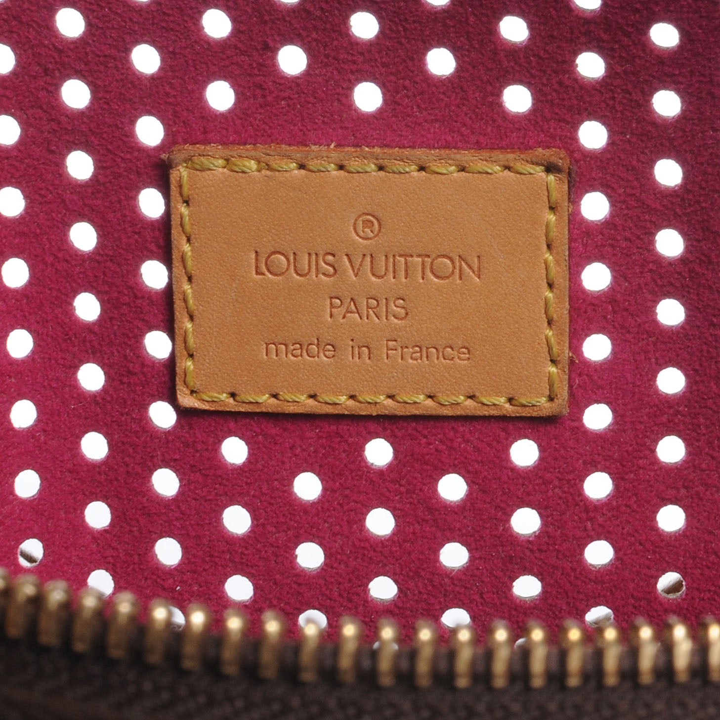 Louis Vuitton Monogram Perforated Speedy 30 Fuchsia 6 of 7