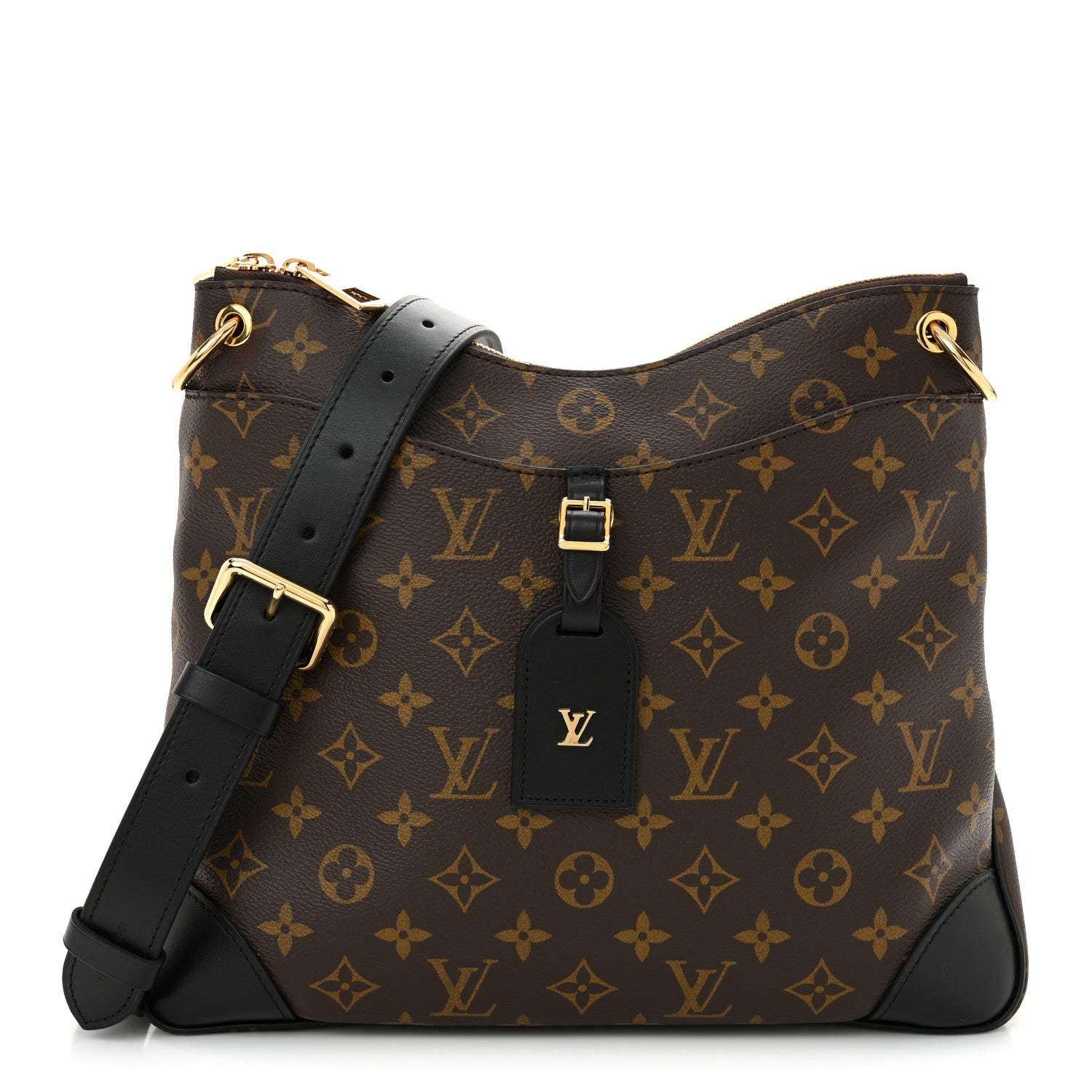 Louis Vuitton Monogram Odeon MM Black 1 of 9