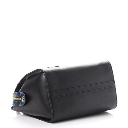 Louis Vuitton Smooth Calfskin Colored Monogram Speedy Amazon MM Blue Black 4 of 7
