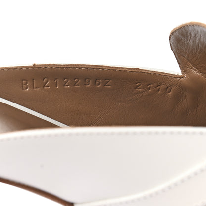 Hermes Calfskin Oz Mules 40 White 8 of 9