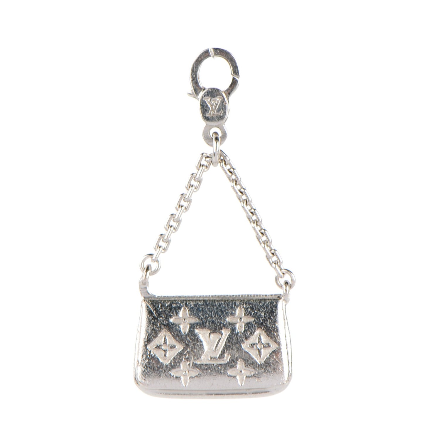 18K White Gold Pochette Charm