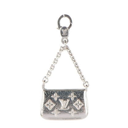 Louis Vuitton 18K White Gold Pochette Charm 1 of 4