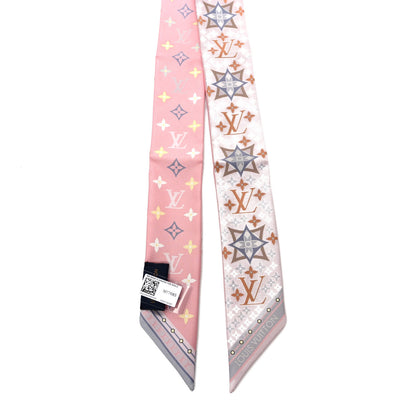 Louis Vuitton Silk Monogram Flowers Forever Bandeau Rose Clair 2 of 3