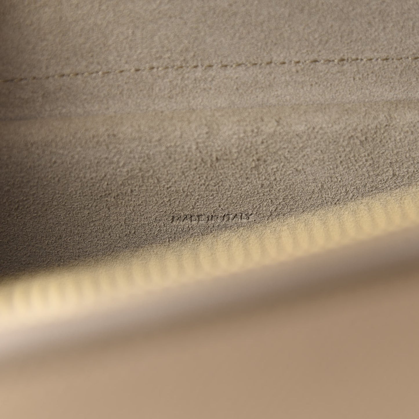 Grained Calfskin Mini Belt Bag Light Taupe
