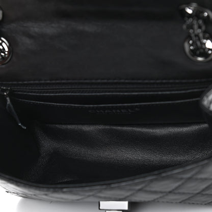 Chanel Aged Calfskin Quilted 2.55 Reissue Mini Flap So Black 5 of 9