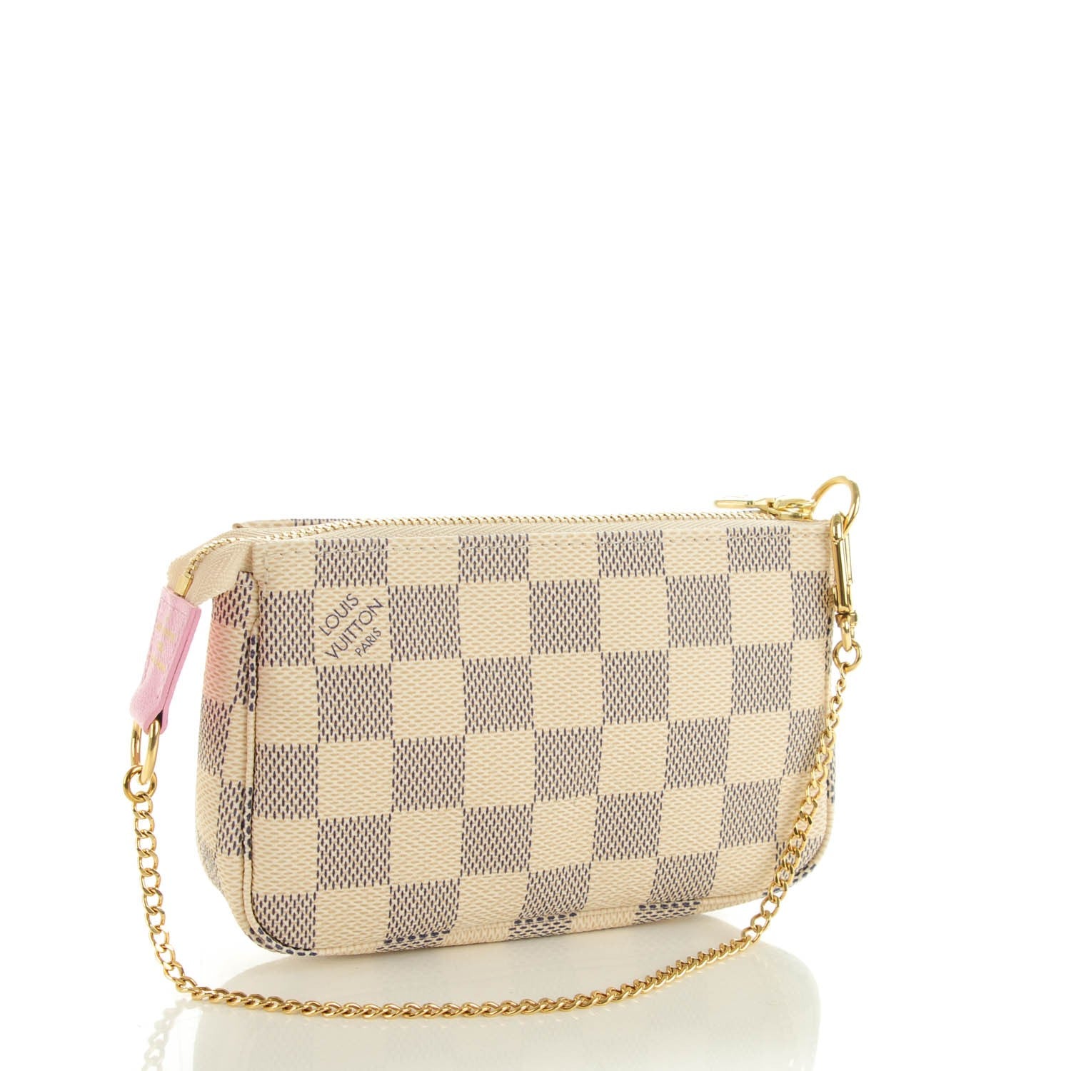 Louis Vuitton Damier Azur 2016 Christmas Animation Mini Pochette Accessories 3 of 7
