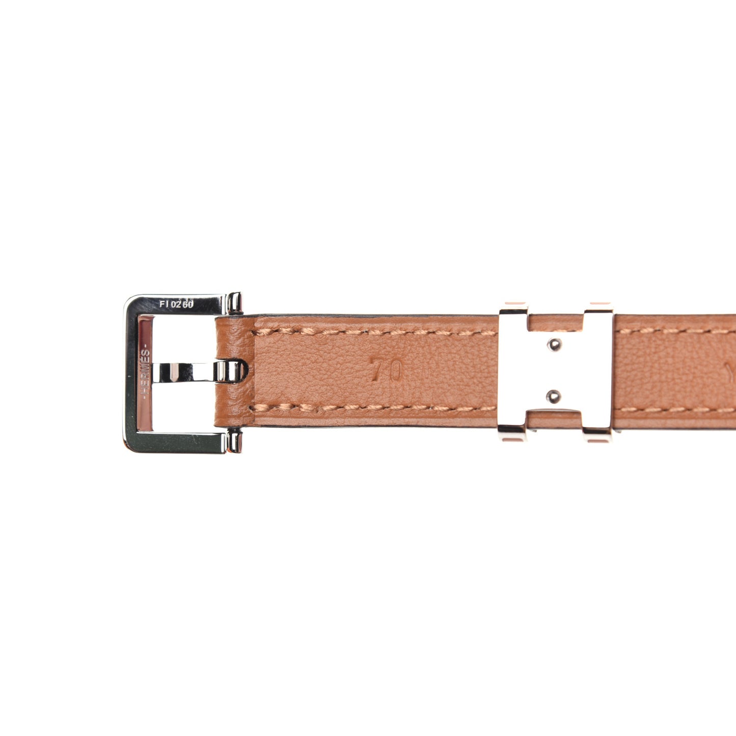 Epsom 15mm Pop H Belt 70 Gold