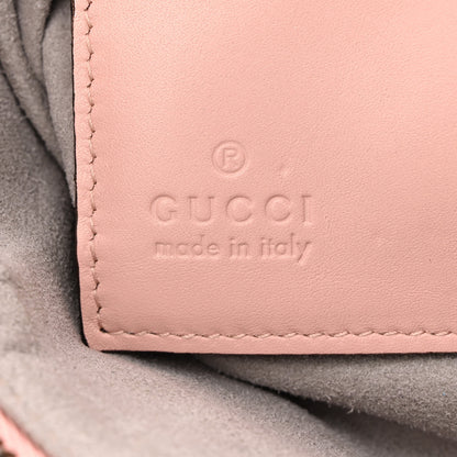 Gucci Calfskin Matelasse Mini GG Marmont Chain Bag Perfect Pink 6 of 12