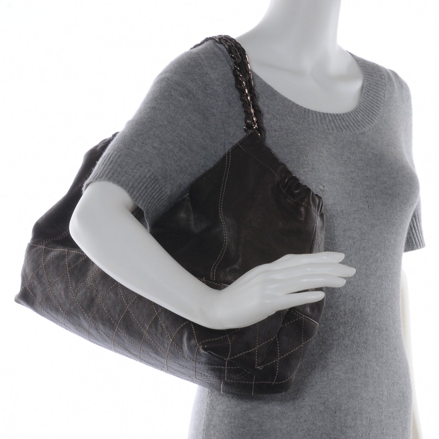 Calfskin Baby Coco Cabas Bronze