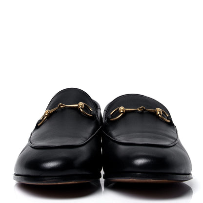 Gucci Lambskin Womens Brixton Horsebit Loafers 39.5 Black 2 of 6
