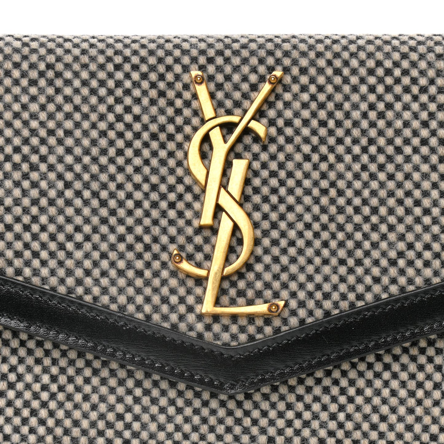 Canvas Uptown Pouch Black White
