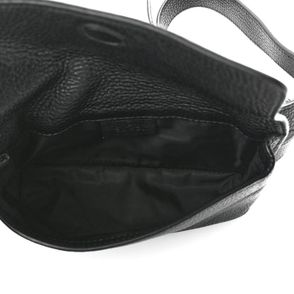 Gucci Pebbled Calfskin Soho Flap Belt Bag Black 5 of 11