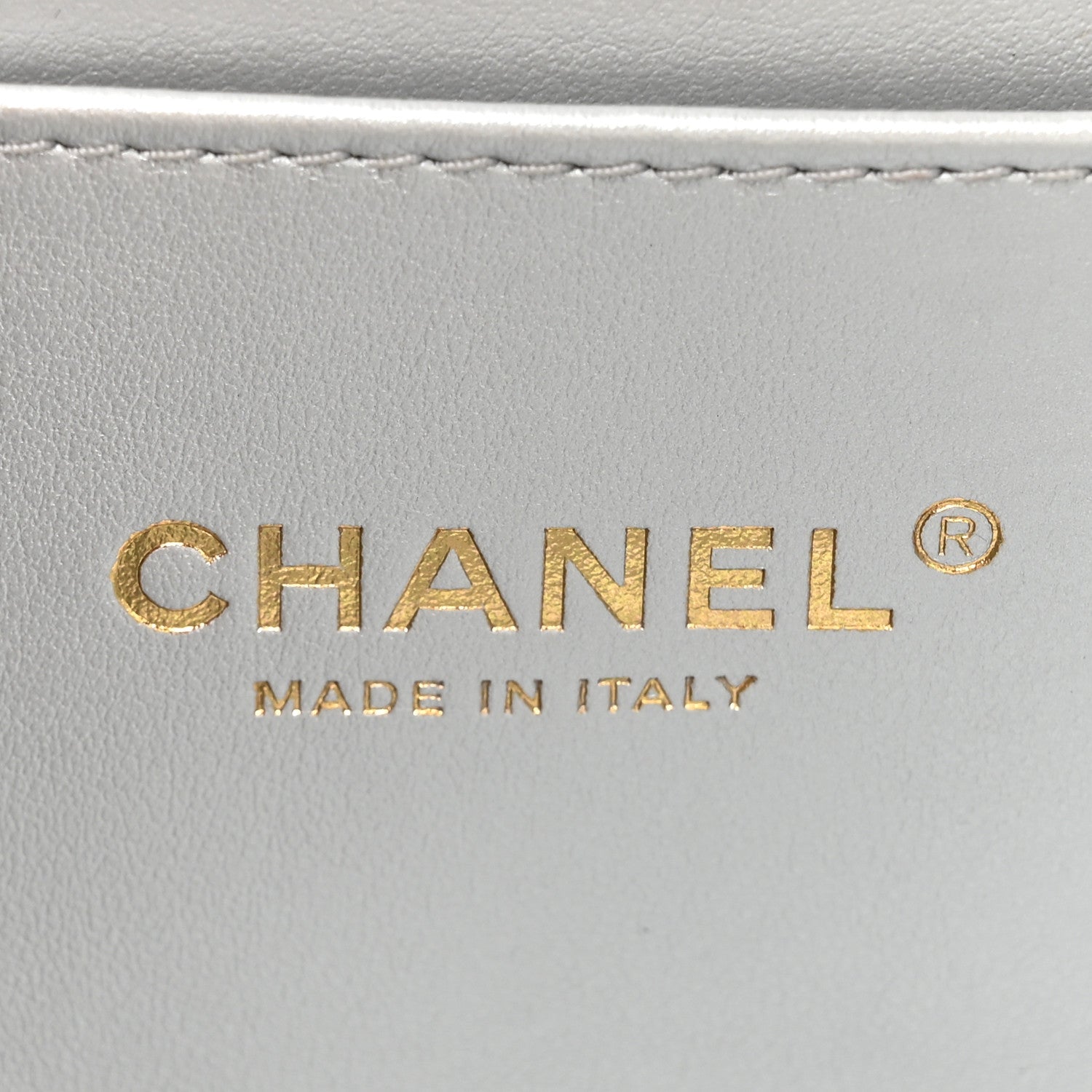 Chanel Shiny Calfskin Quilted Multicolor Small Top Handle White 6 of 17