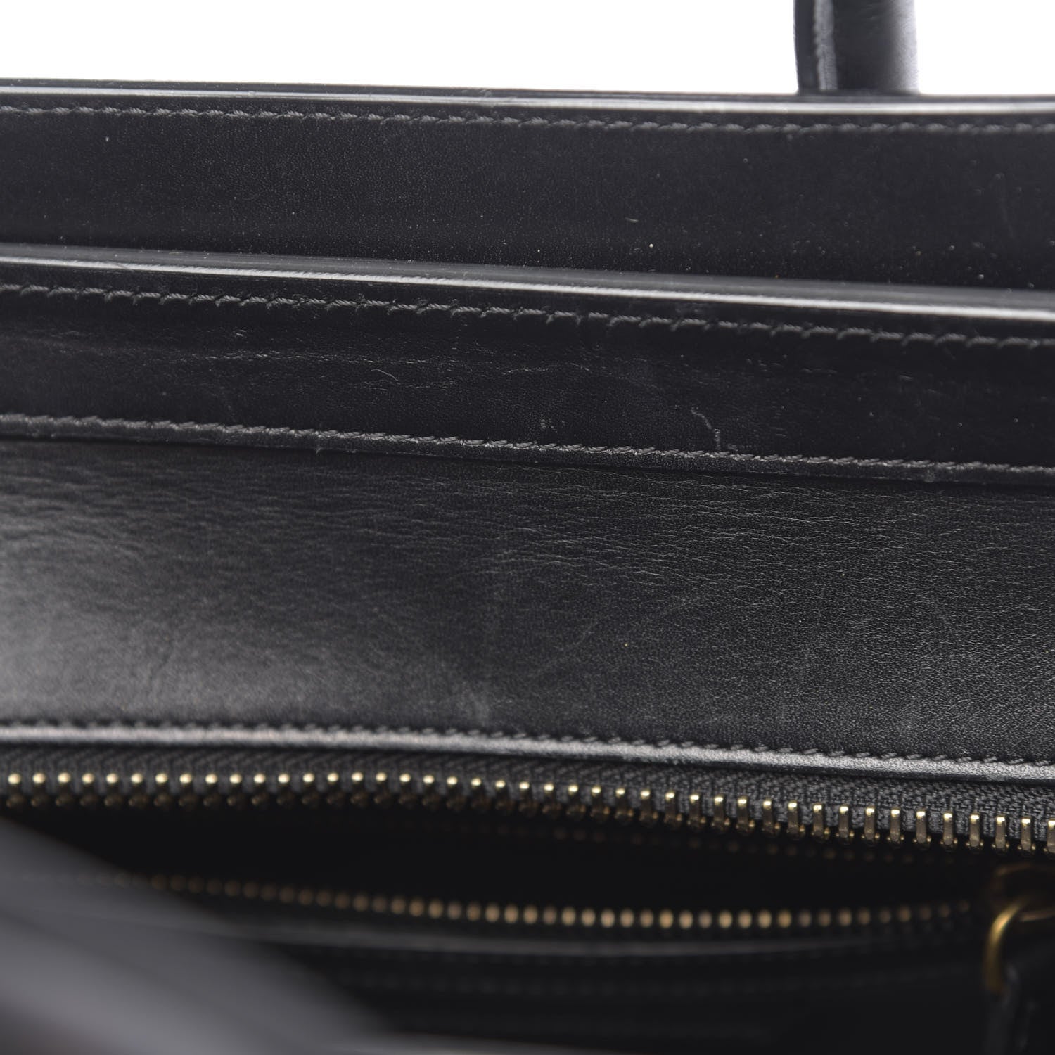 Celine Drummed Calfskin Suede Tri-color Micro Luggage Amber 9 of 17