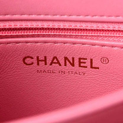 Chanel Lambskin Quilted Small Trendy CC Flap Dual Handle Bag Light Pink 6 of 17