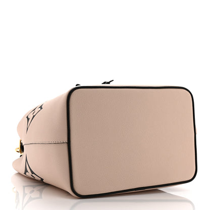Louis Vuitton Empreinte Monogram Giant Crafty Neonoe MM Creme Black 5 of 12