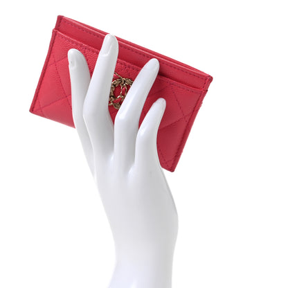 Chanel Caviar Quilted French New Wave Card Holder Rose 2 of 8