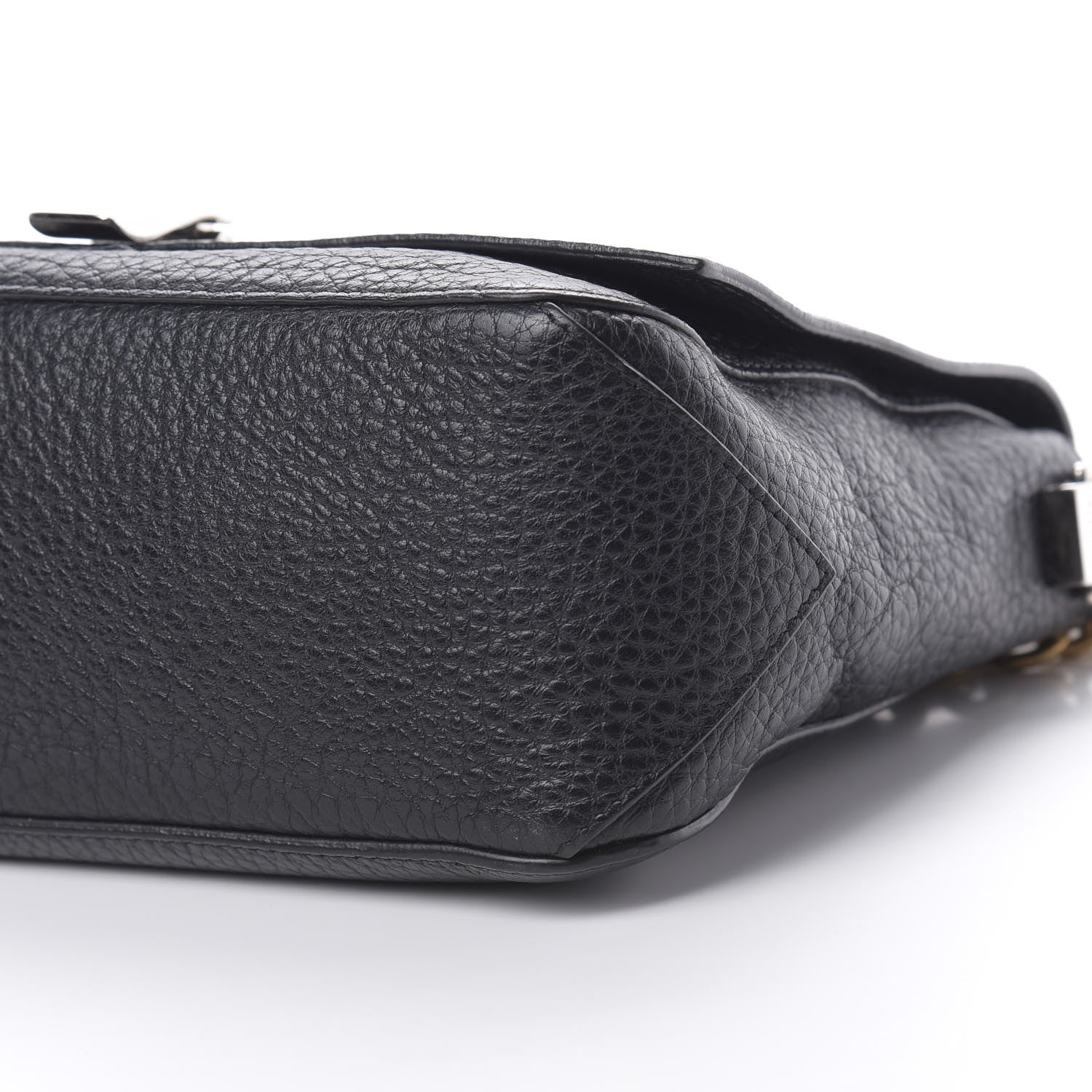Proenza Schouler Pebbled Calfskin Small Courier Black 10 of 14