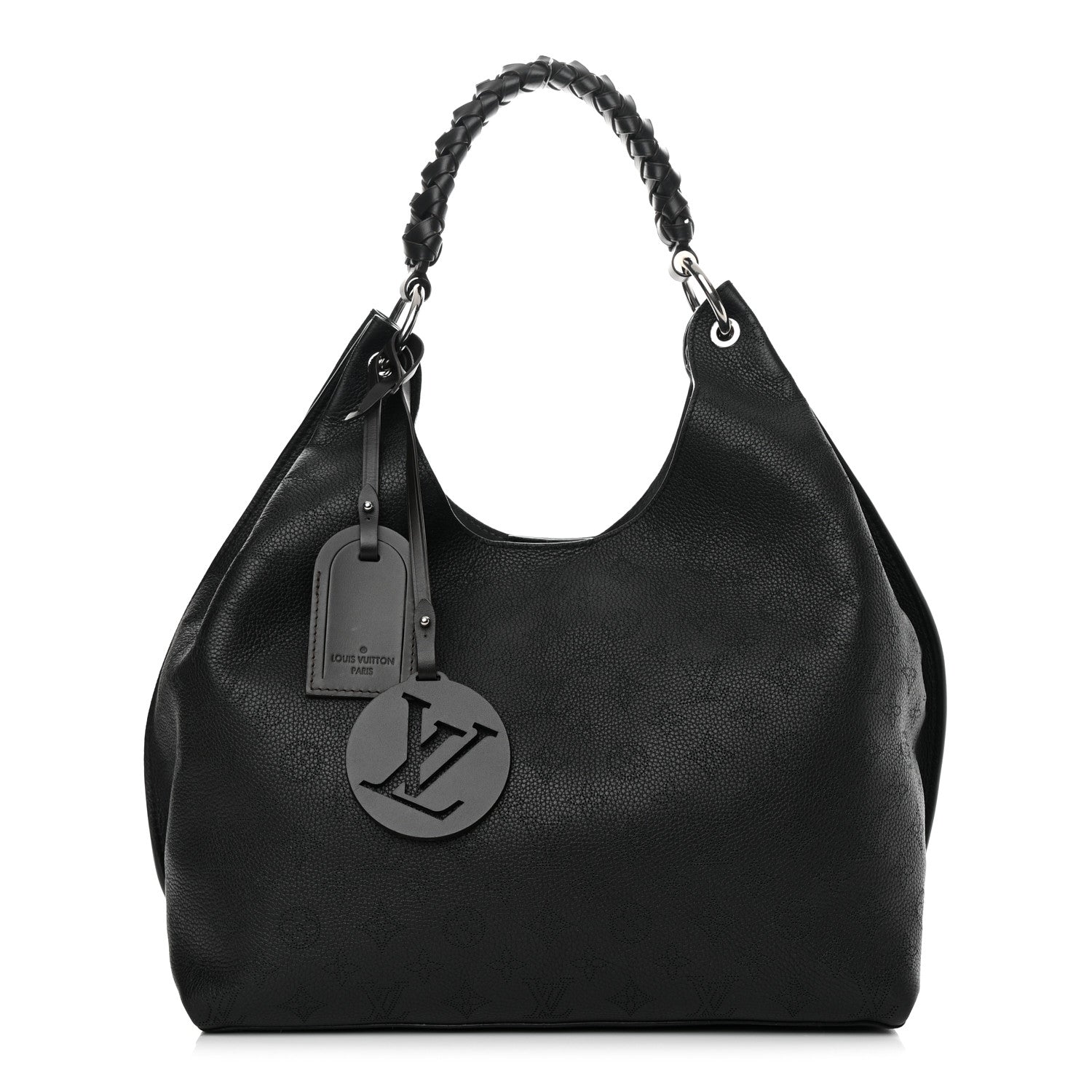 Louis Vuitton Mahina Carmel Hobo Black 1 of 15