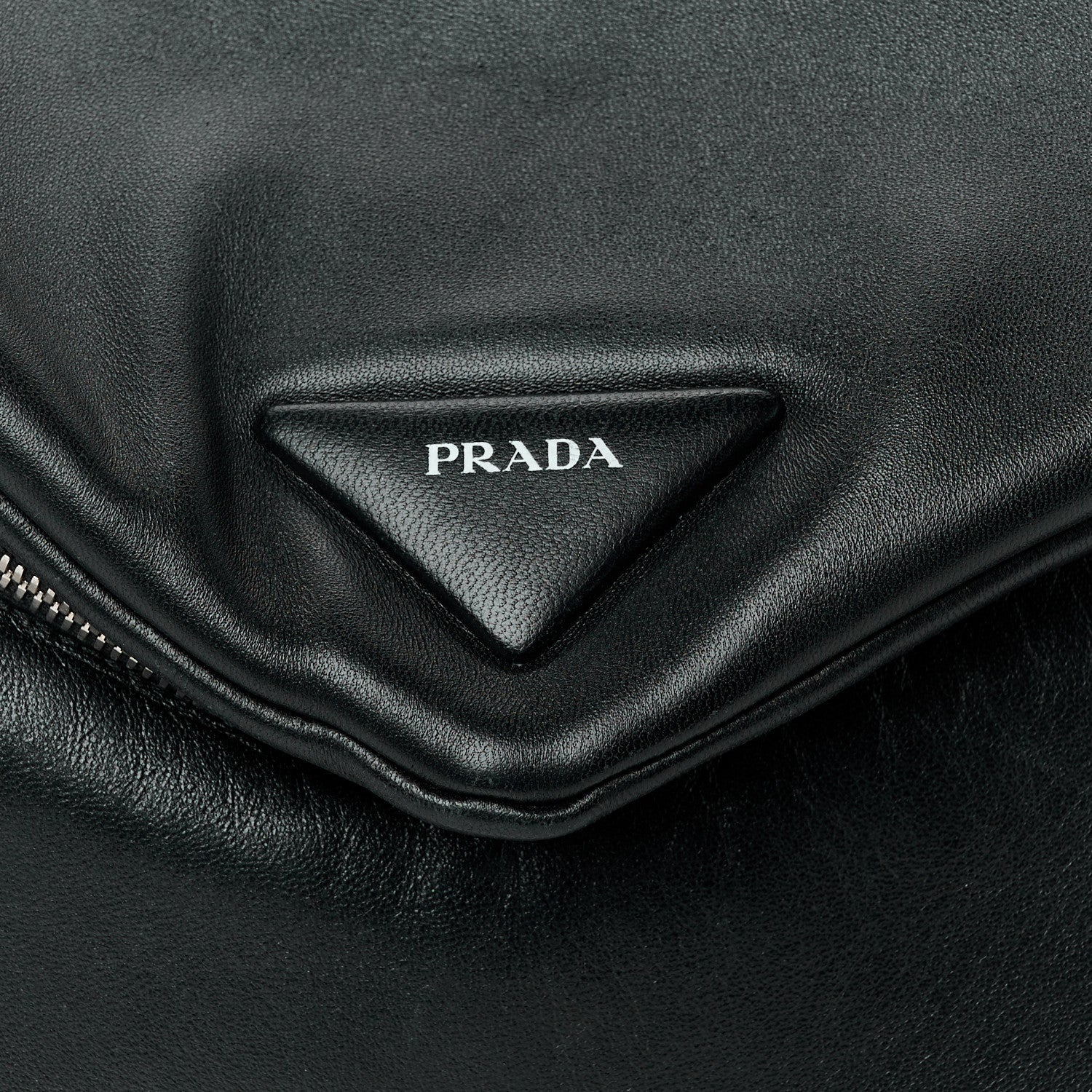 Prada Nappa Padded Signaux Bag Black 8 of 11