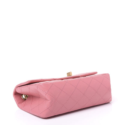 Chanel Aged Calfskin Quilted 2.55 Reissue Mini Flap Pink 3 of 10