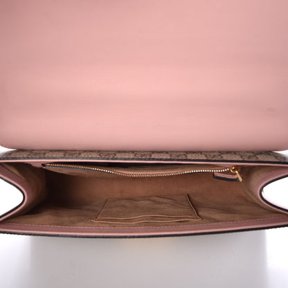 Gucci GG Supreme Monogram Calfskin Medium Padlock Shoulder Bag Beige Perfect Pink 6 of 8
