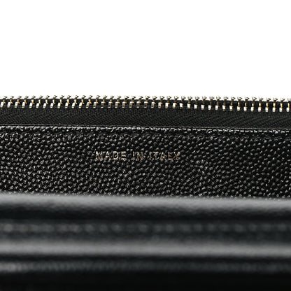 Chanel Caviar Quilted Golden Class Wallet On Chain WOC Black 7 of 12