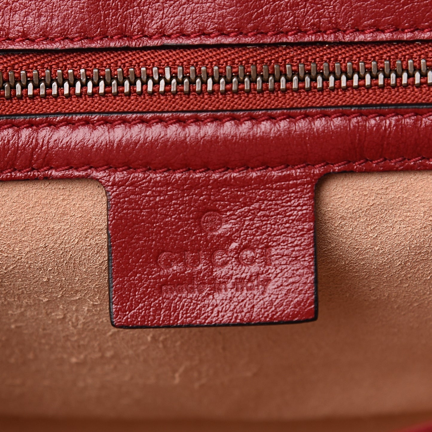 Vintage Effect Calfskin Matelasse Diagonal Small Torchon GG Marmont Shoulder Bag Black Romantic Cherry