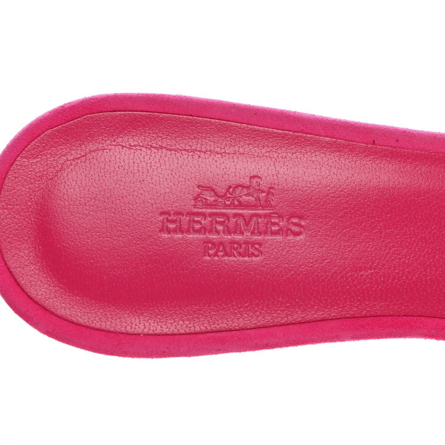 Suede Goatskin Oasis Sandals 37.5 Rose Fuchsia