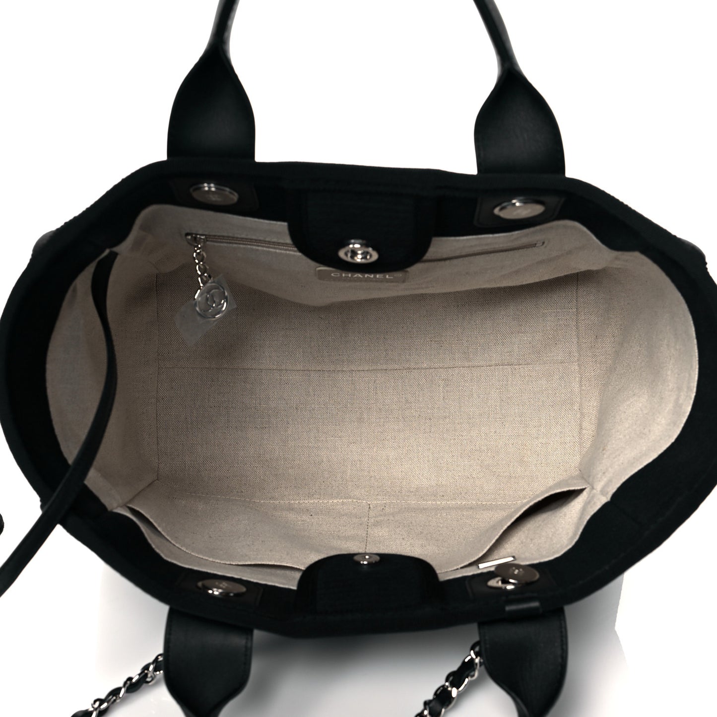 Mixed Fibers Small Deauville Tote Black