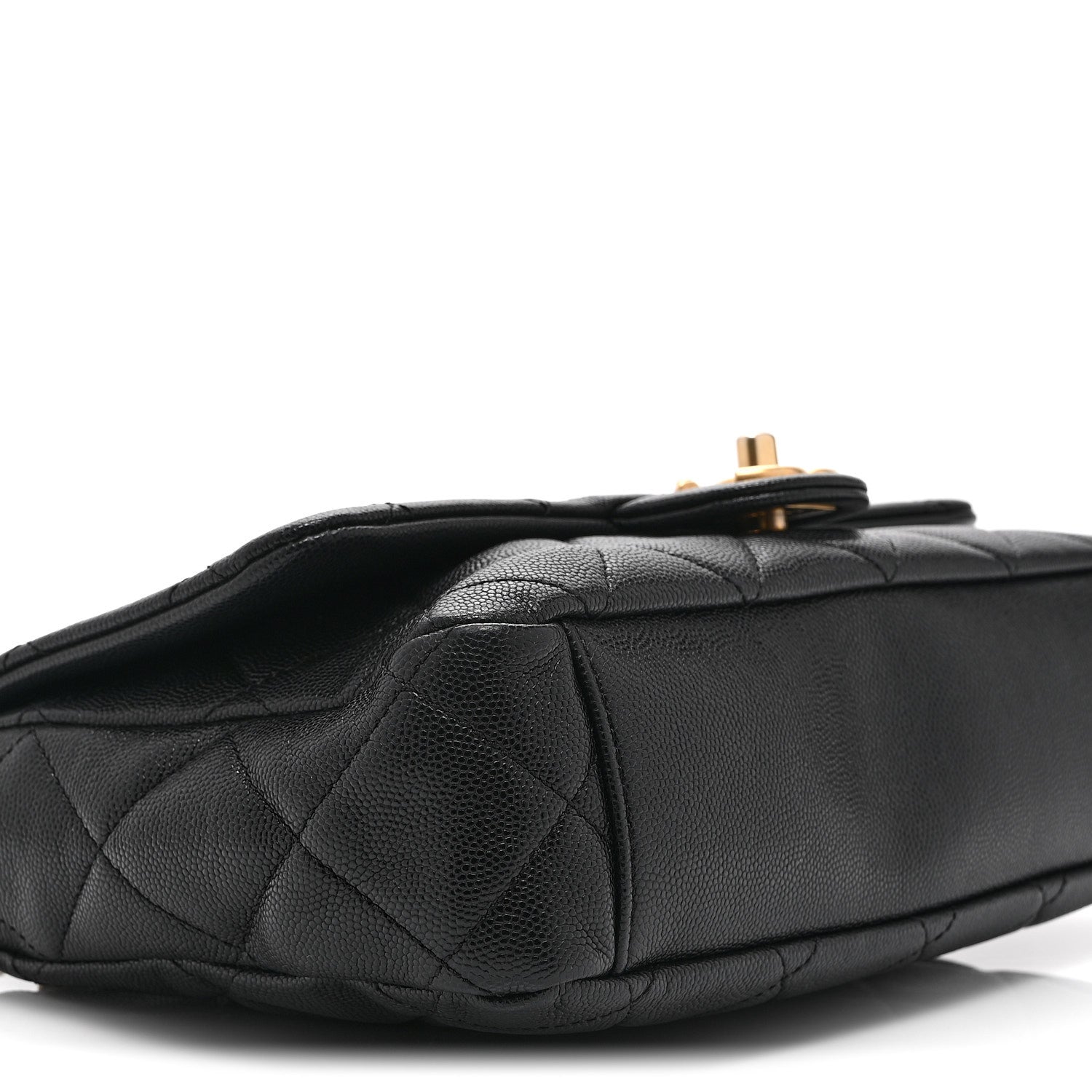Chanel Caviar Quilted Medium Chain Flap  Black 9 of 10