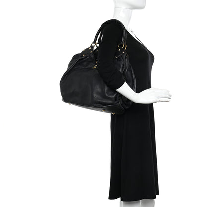 Louis Vuitton LOUIS VUITTON Mahina L Black 2 of 11