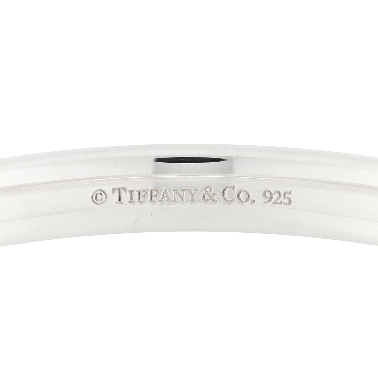 Tiffany Sterling Silver Notes Bangle Bracelet 3 of 3