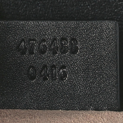 Gucci Calfskin Matelasse Super Mini GG Marmont Shoulder Bag Black 7 of 12