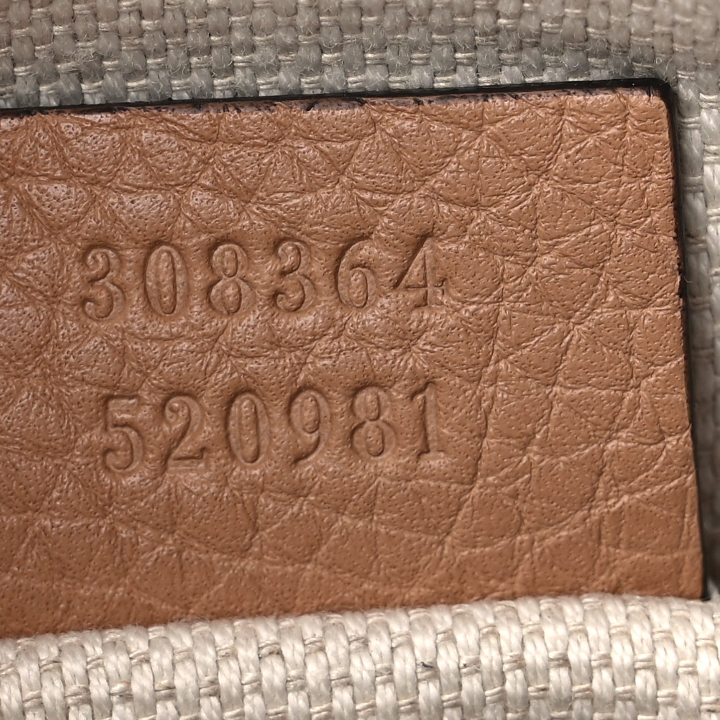 Pebbled Calfskin Small Soho Disco Bag Camelia