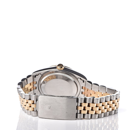 Rolex Stainless Steel 18K Yellow Gold 36mm Oyster Perpetual Datejust Watch Champagne 16233 4 of 6