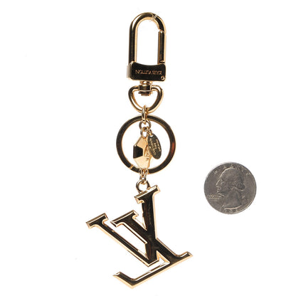 Louis Vuitton LV Facettes Bag Charm Key Holder Gold 2 of 3