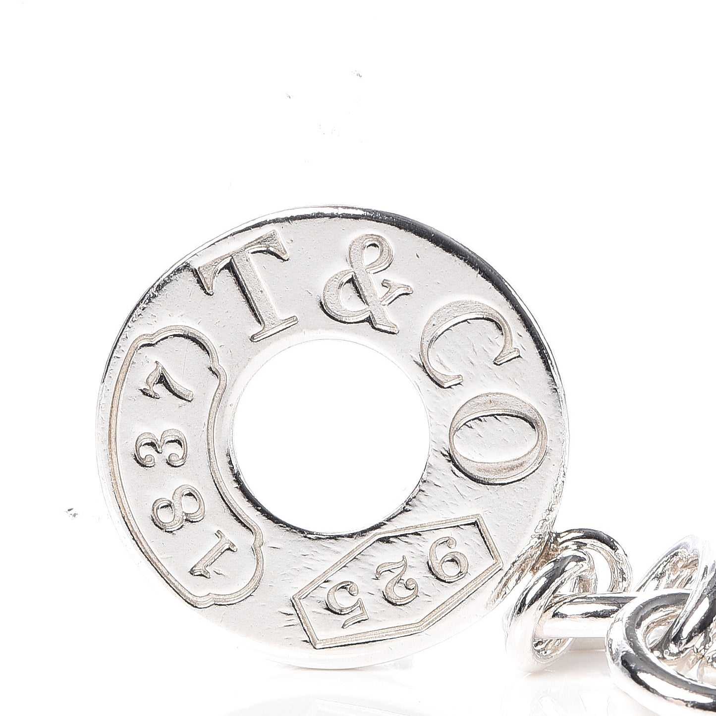 Sterling Silver Notes Heart Tag Toggle Bracelet