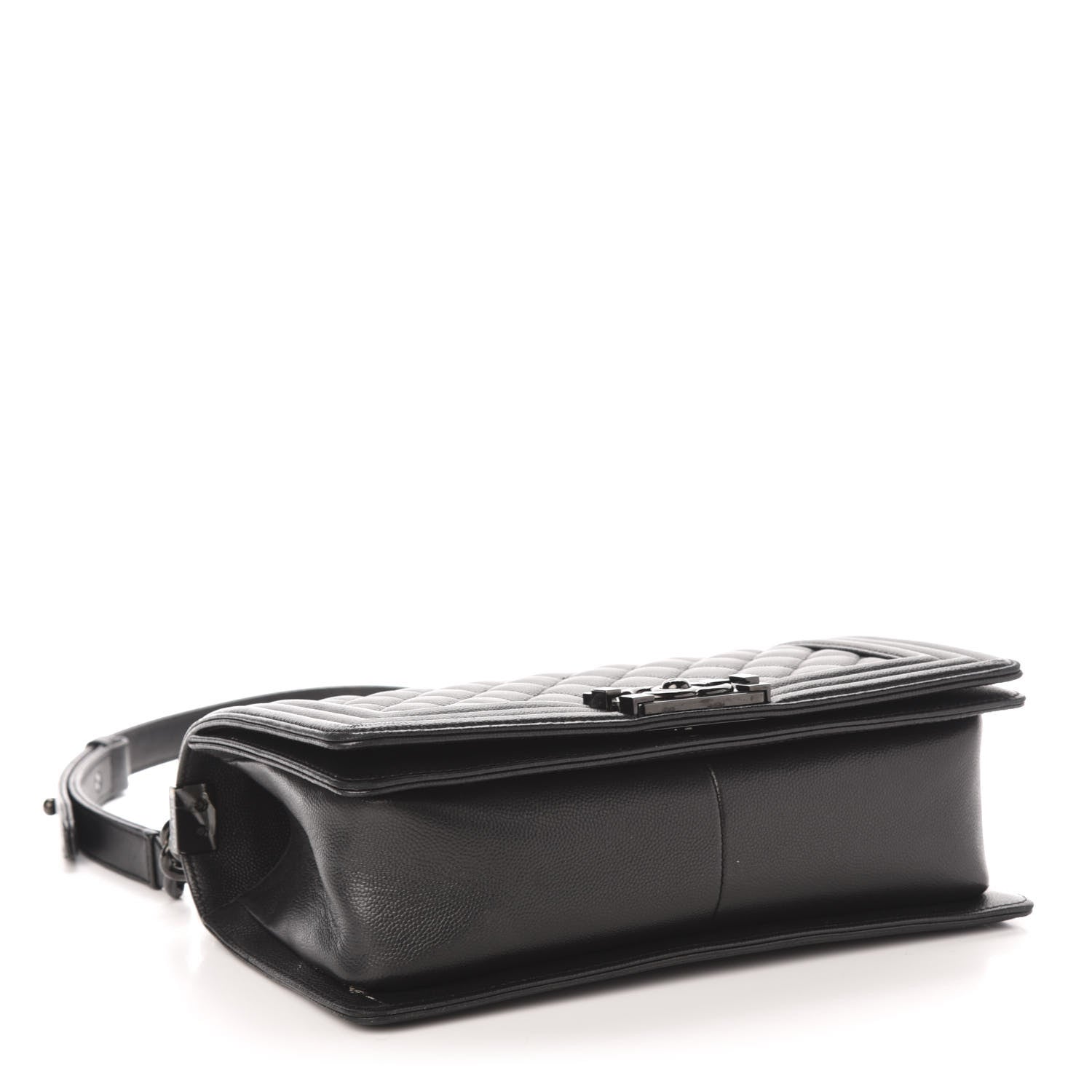 Chanel Caviar Quilted Medium Boy Flap So Black 4 of 11