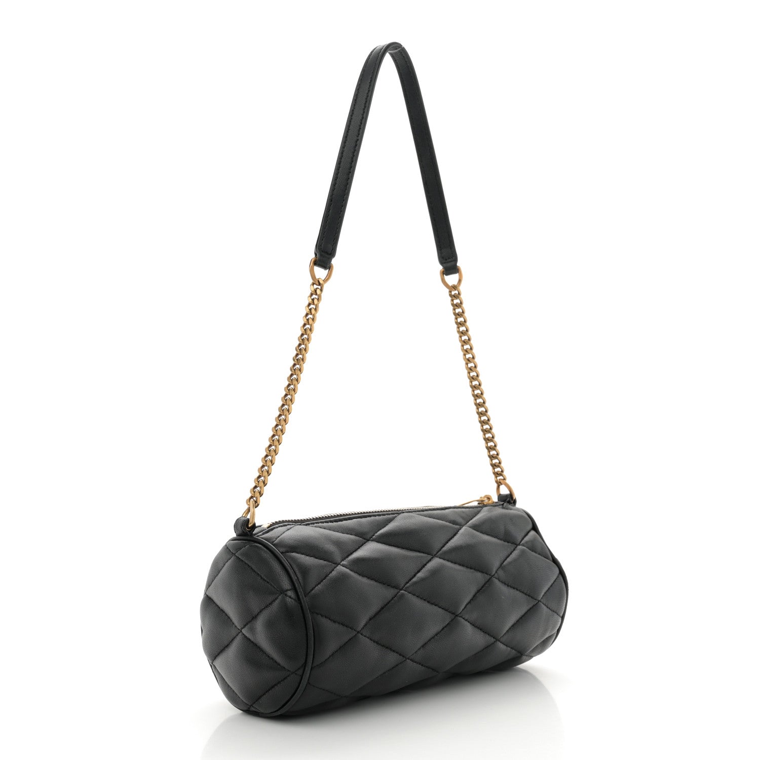 Saint Laurent Lambskin Monogram Mini Sade Tube Bag Black 3 of 12
