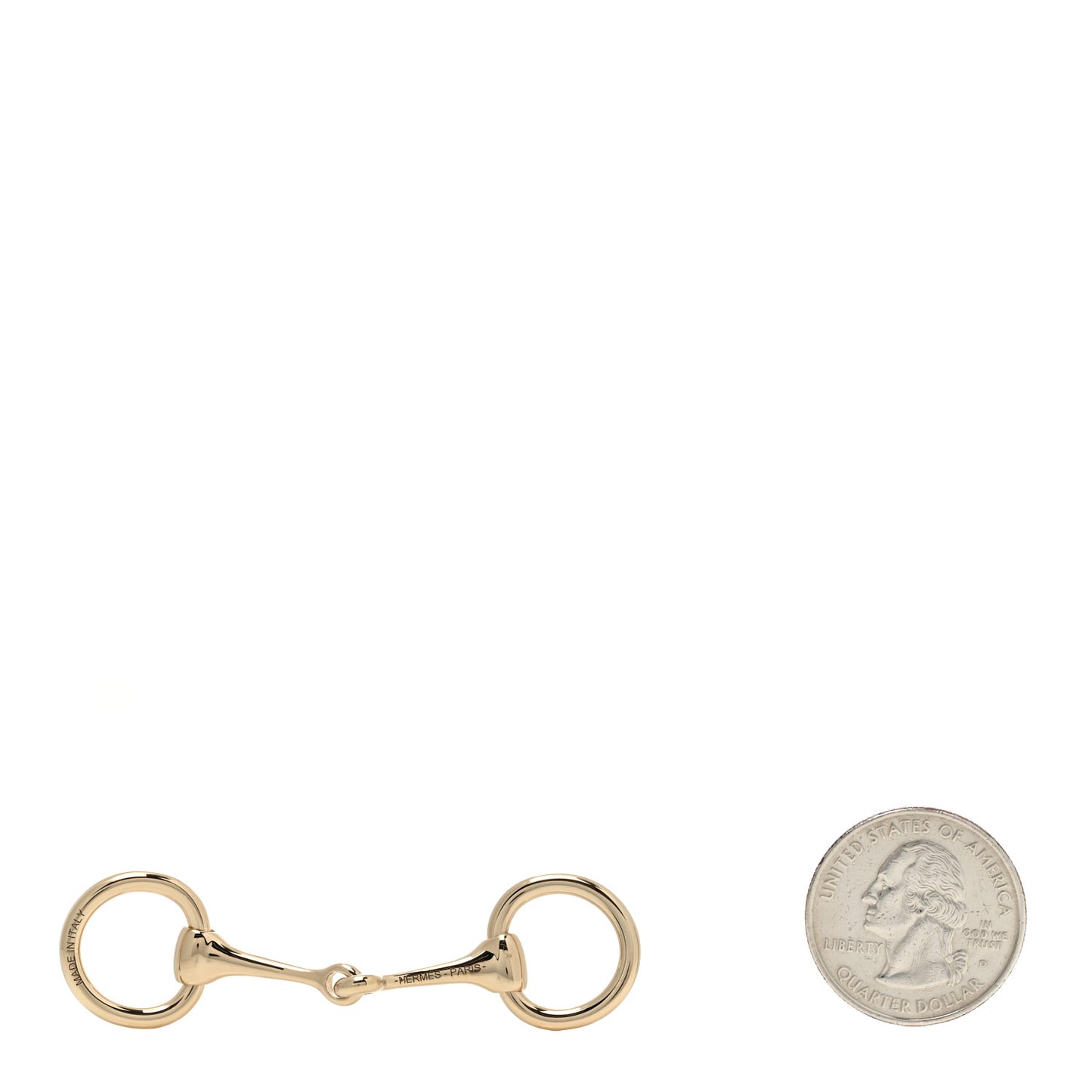 Permabrass Mors Scarf Ring Gold