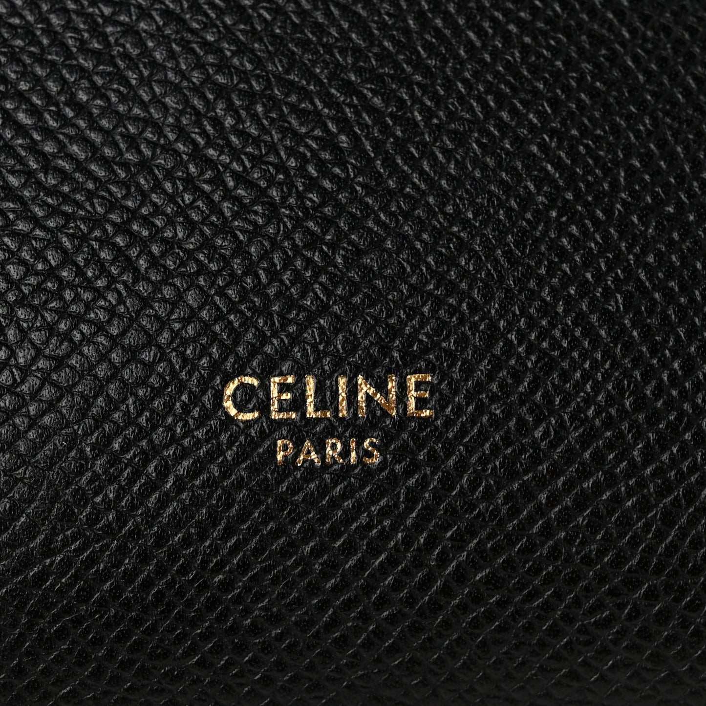 Grained Calfskin Micro Belt Bag Black