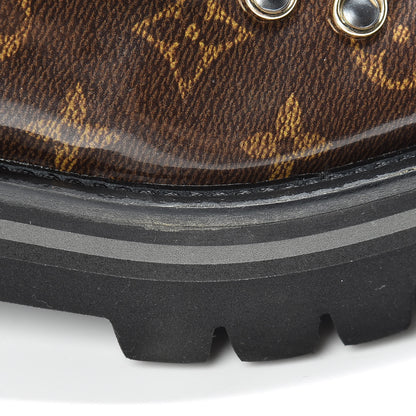 Louis Vuitton Monogram Glaze Mens Outland Ankle Boots 4 Ebene 6 of 9
